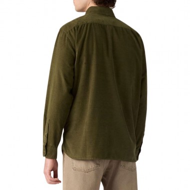 LEVI'S JACKSON WORKER CORDUROY LS SHIRT OLIVE NIGHT
