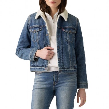 LEVI'S ORIGINAL W SHERPA TRUCKER JACKET HOLD A CANDLE