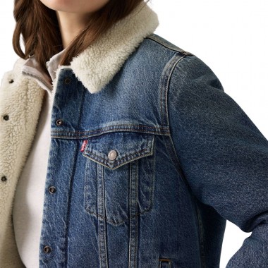 LEVI'S ORIGINAL W SHERPA TRUCKER JACKET HOLD A CANDLE