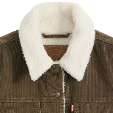 LEVI'S ORIGINAL W SHERPA TRUCKER JACKET CANTEEN