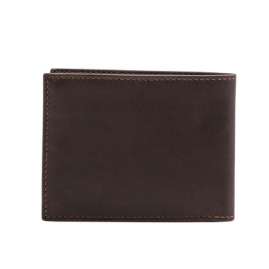 LEVI'S CASUAL CLASSICS HUNTE COIN BIFOLD WALLET DOWNTOWN BROWN