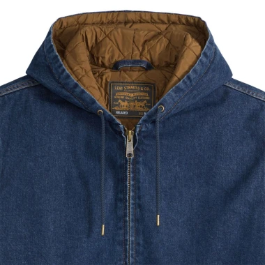 LEVI'S POTRERO DENIM HOODED JACKET TURN ME UP