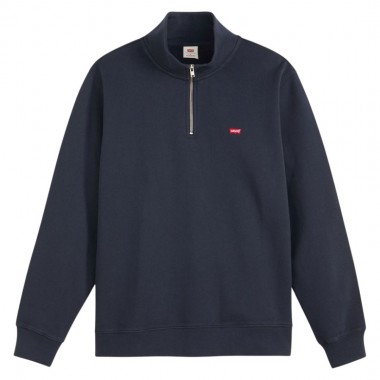 LEVI'S ORIGINAL HM 1/4 ZIP SWEATER NAVY BLAZER
