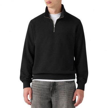 LEVI'S ORIGINAL HM 1/4 ZIP SWEATER MINERAL BLACK