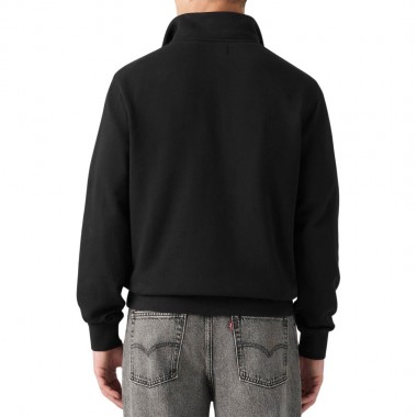 LEVI'S ORIGINAL HM 1/4 ZIP SWEATER MINERAL BLACK