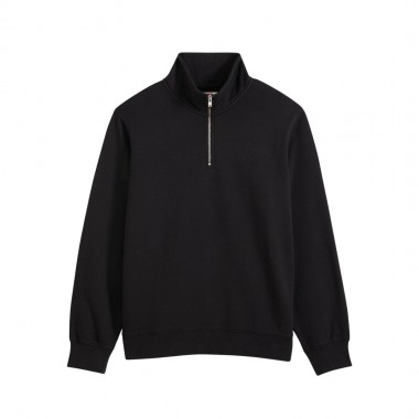 LEVI'S ORIGINAL HM 1/4 ZIP SWEATER MINERAL BLACK