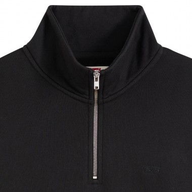 LEVI'S ORIGINAL HM 1/4 ZIP SWEATER MINERAL BLACK
