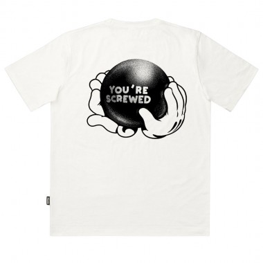 THE DUDES YOU RE SCREWED T-SHIRT OFF-WHITE
