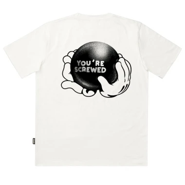 THE DUDES YOU RE SCREWED T-SHIRT OFF-WHITE