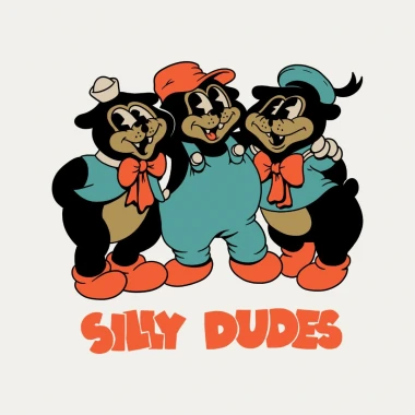 THE DUDES SILLY DUDES T-SHIRT OFF-WHITE