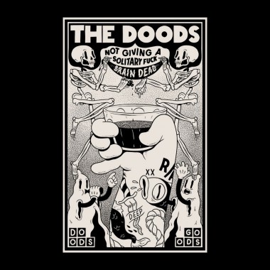 THE DUDES POISON T-SHIRT BLACK
