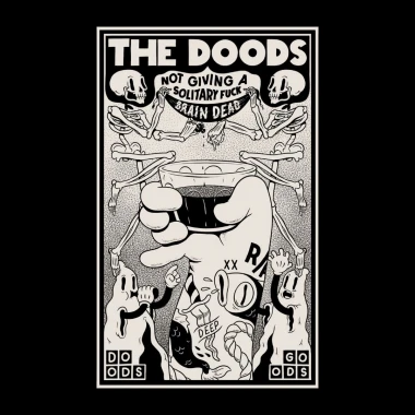THE DUDES POISON T-SHIRT BLACK