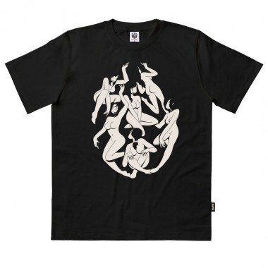 THE DUDES MARTIANS T-SHIRT BLACK