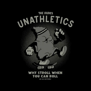 THE DUDES STROLL T-SHIRT BLACK