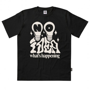 THE DUDES NO IDEA T-SHIRT BLACK
