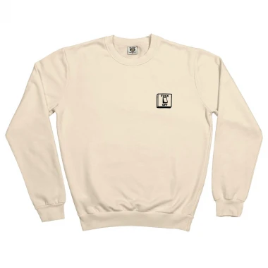 THE DUDES SWITCH SWEATSHIRT ALMOND MILK