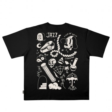 THE DUDES DRAFT T-SHIRT BLACK
