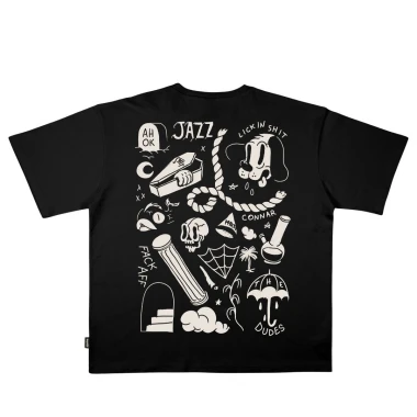 THE DUDES DRAFT T-SHIRT BLACK