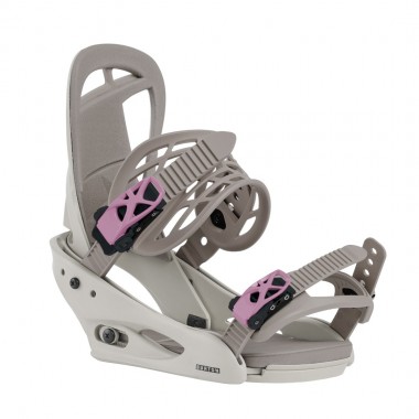 BURTON CITIZEN W RE:FLEX SNOWBOARD BINDINGS CHINCHILLA GRAY