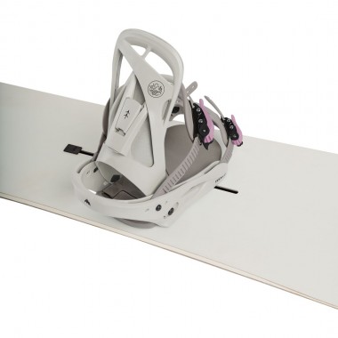 BURTON CITIZEN W RE:FLEX SNOWBOARD BINDINGS CHINCHILLA GRAY