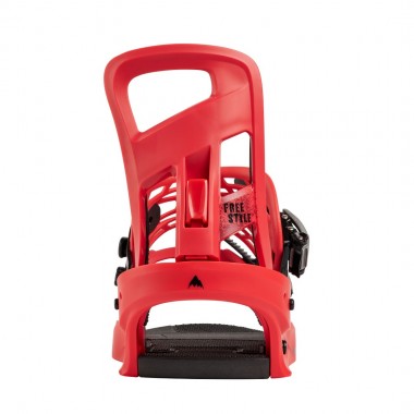 BURTON FREESTYLE RE:FLEX SNOWBOARD BINDINGS GERANIUM RED