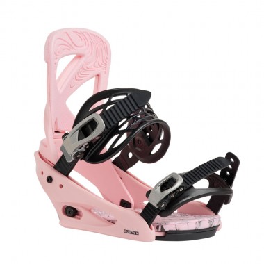 BURTON SCRIBE W RE:FLEX SNOWBOARD BINDINGS PINK