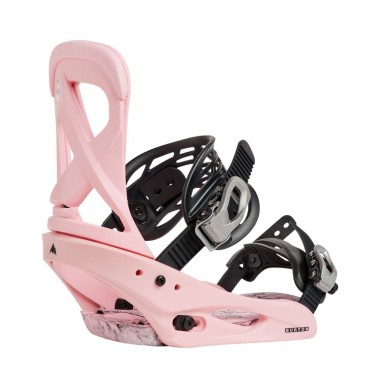BURTON SCRIBE W RE:FLEX SNOWBOARD BINDINGS PINK