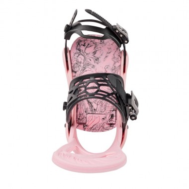 BURTON SCRIBE W RE:FLEX SNOWBOARD BINDINGS PINK