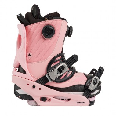 BURTON SCRIBE W RE:FLEX SNOWBOARD BINDINGS PINK