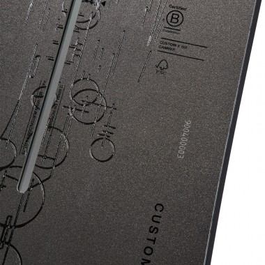 BURTON CUSTOM X CAMBER SNOWBOARD WIDE ETCHED