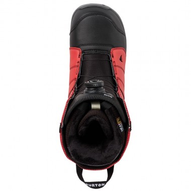BURTON MOTO BOA SNOWBOARD BOOTS GERANIUM RED/BLACK