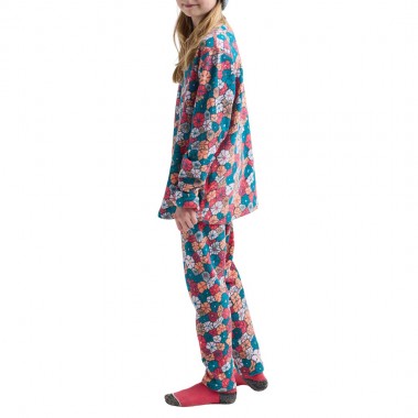 BURTON KIDS FLEECE BASE LAYER SET POP FLORAL