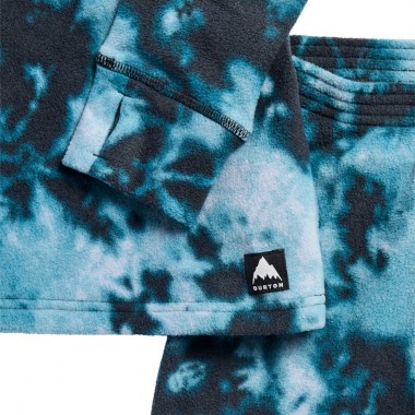 BURTON KIDS FLEECE BASE LAYER SET CRUMPLE DYE