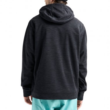 BURTON OAK PULLOVER HOODIE TRUE BLACK HEATHER