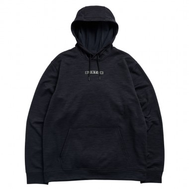 BURTON OAK PULLOVER HOODIE TRUE BLACK HEATHER