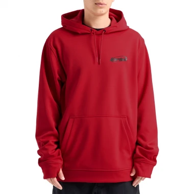 BURTON OAK PULLOVER HOODIE GERANIUM RED