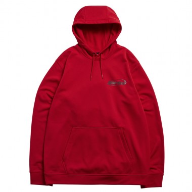 BURTON OAK PULLOVER HOODIE GERANIUM RED