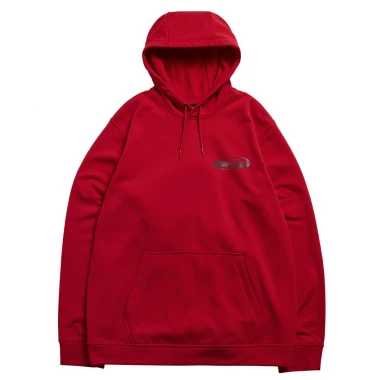 BURTON OAK PULLOVER HOODIE GERANIUM RED
