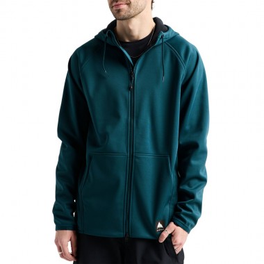 BURTON CROWN WEATHERPROOF ZIP HOODIE ATLANTIC TEAL