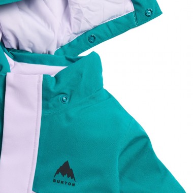 BURTON 2L TOD ONE PIECE SNOWSUIT PACIFIC TEAL/MOONDUST PURPLE