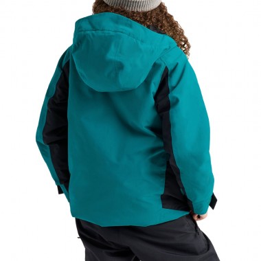 BURTON SKIMMER 2L K SNOW JACKET PACIFIC TEAL/TRUE BLACK