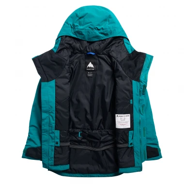 BURTON SKIMMER 2L K SNOW JACKET PACIFIC TEAL/TRUE BLACK