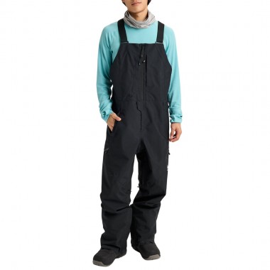 BURTON RESERVE GORE-TEX 2L BIB SNOW PANTS TRUE BLACK