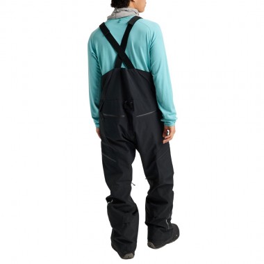 BURTON RESERVE GORE-TEX 2L BIB SNOW PANTS TRUE BLACK