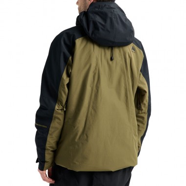 BURTON RESERVE 2L INSULATED SNOW JACKET TRUE BLACK/DRIED MOSS