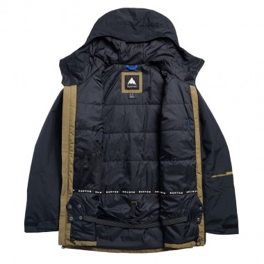BURTON RESERVE 2L INSULATED SNOW JACKET TRUE BLACK/DRIED MOSS