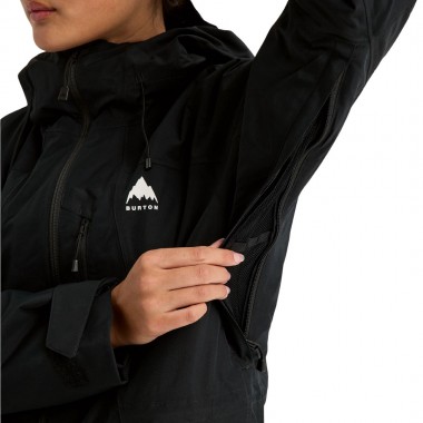 BURTON RESERVE 2L INSULATED W SNOW JACKET TRUE BLACK