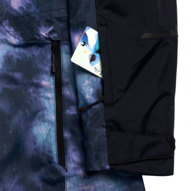 BURTON RESERVE 2L INSULATED W SNOW JACKET TRUE BLK/CRYSTAL DYE