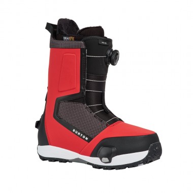 BURTON HIGHSHOT STEP ON SNOWBOARD BOOTS GERANIUM RED GRID/BLACK