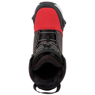 BURTON HIGHSHOT STEP ON SNOWBOARD BOOTS GERANIUM RED GRID/BLACK